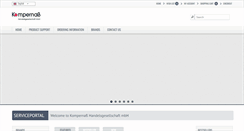 Desktop Screenshot of kompernass.com